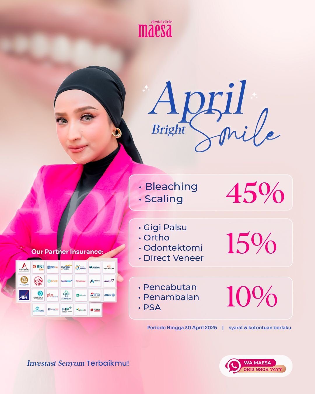 PROMO Maesa Dental Clinic | Klinik Gigi Terbaik - April Bright Smile