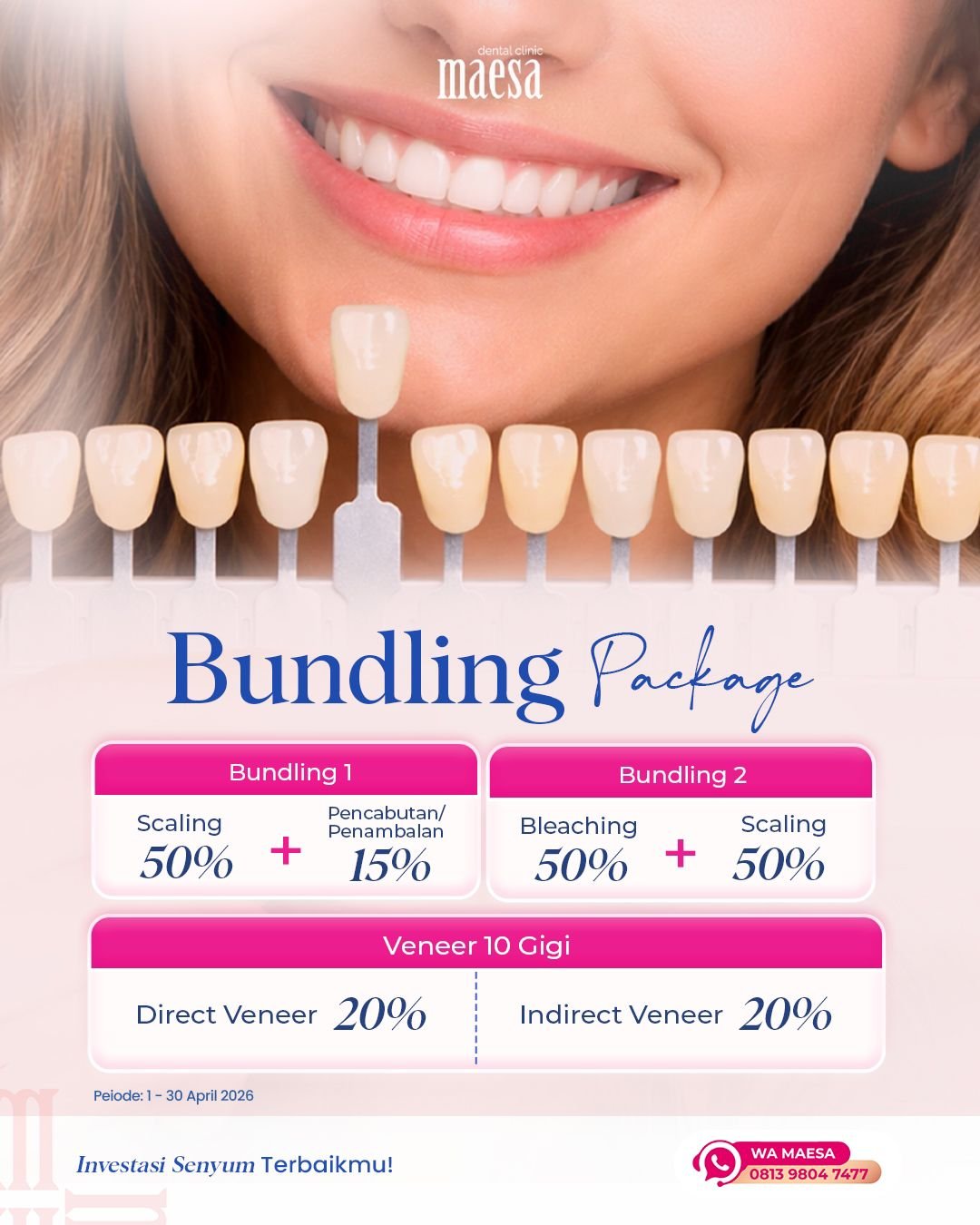 PROMO Maesa Dental Clinic | Klinik Gigi Terbaik - Bundling Package April