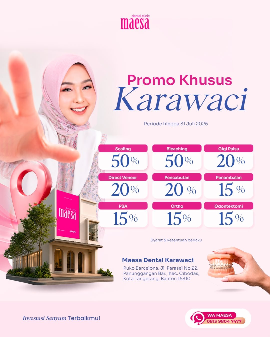 PROMO Maesa Dental Clinic | Klinik Gigi Terbaik - Promo Khusus Karawaci