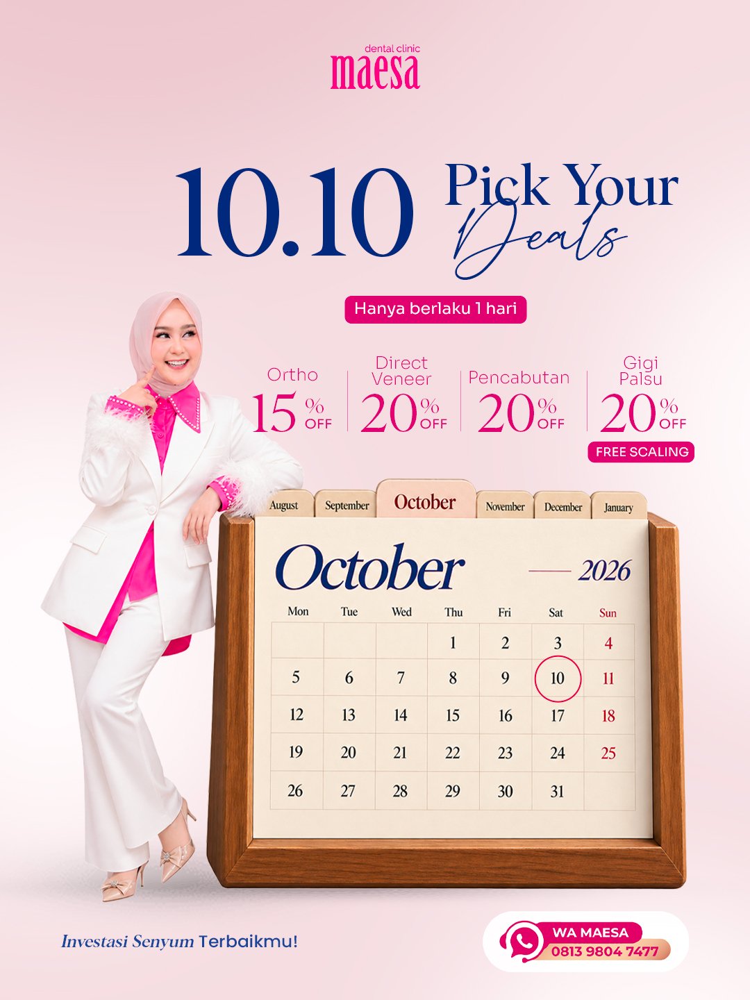 PROMO Maesa Dental Clinic | Klinik Gigi Terbaik - 10.10 Pick Your Deals